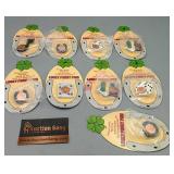9 Luckey Penny Pins 1997 Bingo Dice Horseshoe 9 Luckey Penny Pins 1997 Bingo Dice Horseshoe