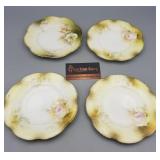 Vintage Dessert Plates Lot of 4 Vintage Dessert Plates Lot of 4