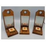 WALL CANDLE HOLDERS - SET OF 3 WALL CANDLE HOLDERS - SET OF 3