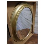 *NEW* 23' x 29' OVAL MIRROR - BRUSHED GOLD *NEW* 23' x 29' OVAL MIRROR - BRUSHED GOLD