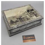 INCOLAY STONE BOX - NICE INCOLAY STONE BOX - NICE