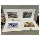 (4) Duck Stamp Prints