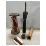 Vintage Wooden Bobbins, Spool