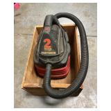 Wooden Crate With 2 Gallon Craftsman Wet/Dry Vac