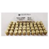 (50) Rounds 9mm Luger Ammo