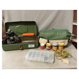 Metal Box W/Asst. Tools, Bag With Fishing