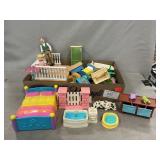 Fisher-Price Lving Family People, Furniture,