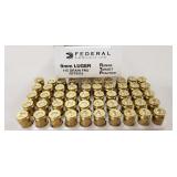 (50) Rounds 9mm Luger Ammo