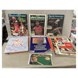 Lot Of Vintage Sports Publications, Yearbooks,