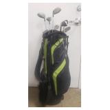 Assorted Golf Clubs w/ Bag