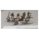 (10) Cast Iron Military Soldiers