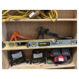 Levels, Extension Pole, Caulking Guns