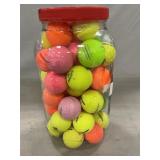 (48) Assorted Colored Golf Balls