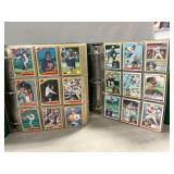 Binders With Topps 1983 & 1987 Baseball Cards