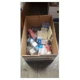 Box Lot Of Assorted Electrical Hardware