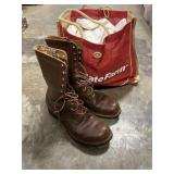 WW I Military Ammo Belt & Pouches, Mess Kit,