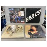 (8) Vinyl Albums, Rock, Country