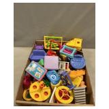 Lot Of Fisher-Price Cars, Furniture, Playset