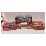 (3) Assorted Nascar Collector Cars