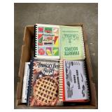 Box Lot Of Cookbooks
