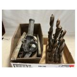 Large Drill Bits, Assorted Tools