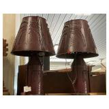 Retro Country Tinware Fireside Lamp