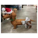 Electric Lighted Christmas Daschund, Does Not