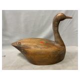 Carved Wooden Goose