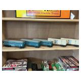 Model Train Observation, Pullman & Reefer Cars