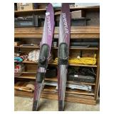 Pair Of Vintage Puritan Taper-Flex Water Skis