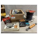 Box Lot With Wire, Bearings, Flaring ng Tool,