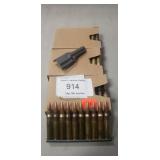 (90) Rounds 5.56 Ammo w/ (9) Stripper Clips & (1)