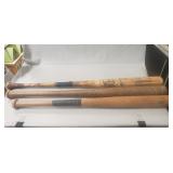 (3) Wooden Baseball Bats
