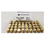 (50) Rounds 9mm Luger Ammo