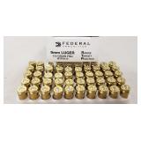 (50) Rounds 9mm Luger Ammo
