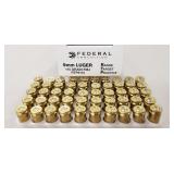 (50) Rounds 9mm Luger Ammo