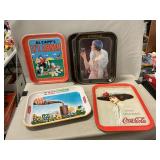 Coca-Cola & Liï¿½l Abner Metal Trays