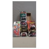 (9) Assorted Nascar Collector Cars & (1) Watch