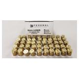 (50) Rounds 9mm Luger Ammo