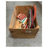 Wooden Box With Coca-Cola Teays, Playing Cards,