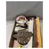 Bronze WWII Grave Marker, Rulers, Matco Air Brush