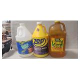 Box Lot Of Assorted Cleaning Supplies, Tools,