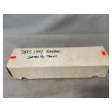 Box Of1987 Baseball Cards