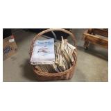 Basket Of Assorted Periodicals