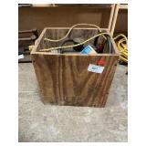 Wooden Box With Manual Drum Pump