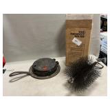 Cast Iron Waffle Maker, Chimney Brush