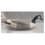 (1) Vintage Wooden Goose Decoy (25" Long)