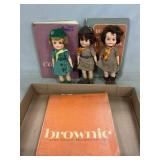 Vintage Brownie, Girl Scout Dolls & Books