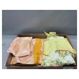 Vintage Napkins & Tablecloth, Apron