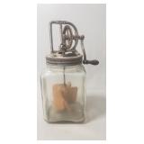 Vintage Dazey 4 Quart Butter Churn (14" Tall)